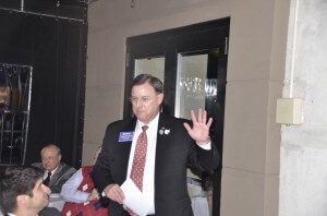 Ohio District Governor Craigxxxx introducing the speaker